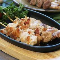 오늘한끼 국내산 수제 순살닭꼬치 8개 400g 소스증정, 상세페이지 참조