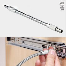 플렉시블 비트 홀더 전동 육각 드릴 연장 드라이버 코너 연결대 샤프트 전동 육각, T-115 전동슬리브연결파이프- 블랙, 1개