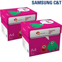 삼성물산 에잇세컨즈 복사용지80g A4 2500매 2박스