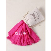 여자명품 스카프 고급스러운 대형 린넨 숄 여행 비치 코튼 햇빛 SM