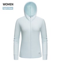사계절캠핑 긴 소매 자외선 야외 낚시 얇은 해변 여름, 13.women light blue - M
