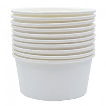 일회용 용기 포장 도시락 그릇 접시 520ml 10P 국용기 그릇 반찬용기 도시락용기 일회용 종이 죽용기, 단품