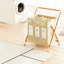세탁물 바구니 욕실 장난감 보관함 수납 바퀴 이동, 화이트+대용량