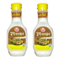 오뚜기 갈릭 아이올리 소스 240g x 2개 감자튀김 샌드위치 피자 딥소스용, 1개