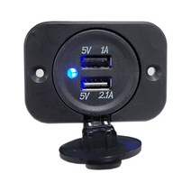 1구 브라켓 판넬용 USB 2구 볼트메타 시거잭 DIY 매립 캠핑카