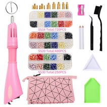 핫픽스DIY hotfix applicator진주 의류 신발에 DIY 철에 대한 핫픽스 어플리케이터와 3-8mm 믹스 색상 세라, 04 A01-0008S_02 US PLUG