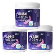 타이거아울렛 국산 발효 율피 추출 분말 250g x 3통 프리미엄 대용량 국내산 밤속껍질 추출물 가루 파우더 엘라그산 레몬밤 과라나, 3개