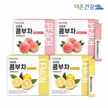 더존건강 더조은 콤부차 레몬 복숭아 30포 각2박스 총4박스, 단품, 단품