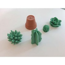 다육이 화분 4종 캔들몰드, C