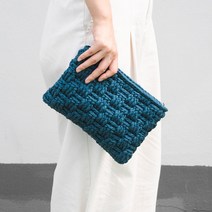 야나 브릿지 바둑판 클러치 DIY패키지(동영상도안), 237.라이트데님, 3개입