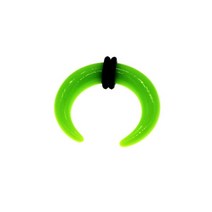 김구안경 Miqiao 1pc 아크릴 코 반지 버팔로 귀 Pincher Septum 여자 남자 Expander 1.6-10mm 피어 싱 쥬얼리에 대 한