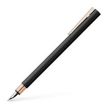 파버카스텔 네오 슬림 343101 만년필 펜촉 F 메탈 블랙 로즈 골드 1개입, Rose-Gold, Fountain pen