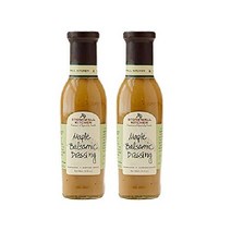 스톤월키친 메이플 발사믹 드레싱 11oz(311g) Stonewall Kitchen Maple Balsamic Dressing, 2팩