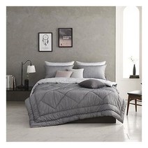 알레르망 데런2 차렵이불D 2종세트 그레이(리버서블)