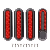 세그웨이나인봇 나인봇맥스 24x 휠 커버 허브 캡 보호 쉘 xiaomi mi electric scooter pro 2 m365 스쿠터 액세서리 용 반사 스티커 호환, b 4개