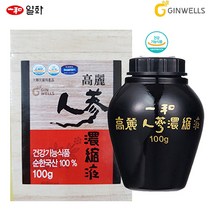 진웰스 일화 고려 인삼농축액 홍삼농축액 인삼차 사포닌 진세노사이드 면역력 선물, 1개, 100g