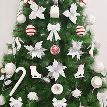 스노우 화이트 장식세트(240cm트리용)/트리장식