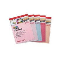 두성종이 OA용지 팬시페이퍼 A4 80g 25매 (50색) - 색상지 컬러용지, P50주황색113200