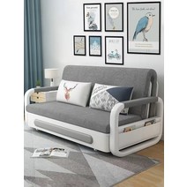 소파 침대 접이식 소파베드 패브릭 싱글 매트리스, A.1.5m-1.8m, I.1.2m 라텍스 보관함