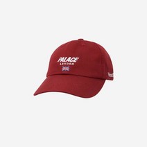 팔라스 런던 벤틸 6-패널 캡 버건디 - 22FW Palace London Ventile 6-Panel Burgundy