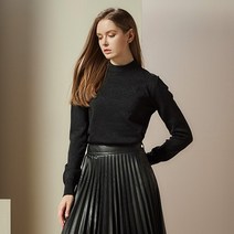 메탈 니트풀오버 1종 여성 블랙 B