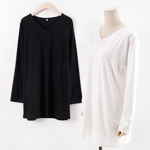 제일컴퍼니 빅사이즈 001 편한 브이넥 티 DWWw076