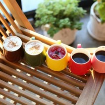 1300K 티앤엘 K2109HJ 오슬로카페머그 240ml 소 1p, 색상:레드, 단품