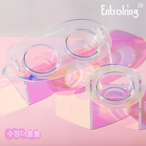 엔트롤링 크리스털 캣츠볼 개볼 싱글 더블볼 경추 미끄럼 방지 캣츠도그 용품, 수정더블볼