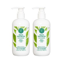 꽃을든남자 녹차 스킨샤워 클렌징 500ml, 2개