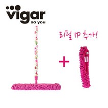 포커시스 AK분당점 포커시스 Vigar 비가 극세사 대걸레_플로랄 + 걸레 1P