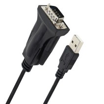 넥시 USB2.0 to RS232 1.8m 시리얼 변환 단말기 PLC 케이블 FTDI NX530