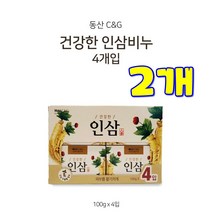 댕이몰 동산 6가지 !! 비누세뚜 4개입 - 오이 우유 살구 창포 인삼 골드디 - 여러종류(택1), 인삼비누 4개입, 2개
