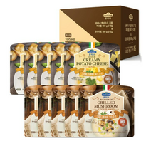 폰타나 그릴드 머쉬룸수프 180g x 5p + 크리미 포테이토 치즈수프 180g x 5p, 6세트