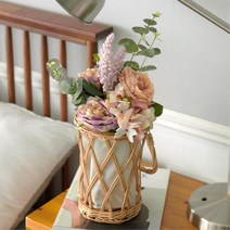 셀프인테리어 쇼핑몰소품 조화바구니 전역선물 여자친구꽃 예쁜꽃다발 특별한꽃, B type