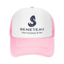 Beneteau-요트 링 요트 트럭 운전사 모자 남성 및 여성용 조절 가능한 야구 야외 스냅백 여름, [01] Trucker Hat, [07] 분홍색
