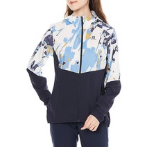 Salomon 여성용 표준 윈드 재킷 밤하늘 M