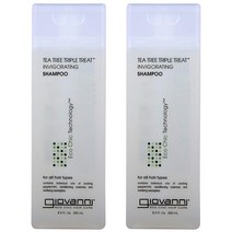지오바니 티트리 트리플 트리트 활력 샴푸, 250ml, 2개