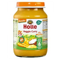 홀레 베지 커리 이유식 190g 6팩 6개월 이상 Holle baby food Veggie curry menu with quinoa from 6th