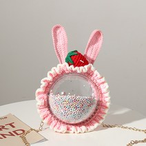 토끼 투명 짠가방 만들기 diy 수예 키트 집순이 선물 핸드메이드