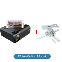 Everycom R15 네이티브 1080P 비디오 프로젝터 5G Wifi 옵션 풀 HD 6800 루멘 FHD 블루투스 키스톤 영화 비, R15A add CM