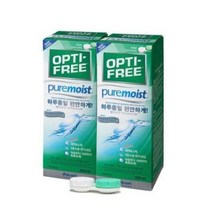 옵티프리 퓨어모이스트 렌즈세정액 420ml x 2p + 렌즈케이스, 14세트