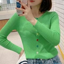 [파스텔]솜비비드단추 가디건 가디건 봄가디건 형광가디건 칼라가디건.얇은가디건 골지가디건