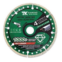 멀티커팅 다이아몬드날 4인치 외경105MM 다잘라 목공 석공 철공 세라믹 타일 사출 만능 컷팅날, MT DIA-4인치 커팅날