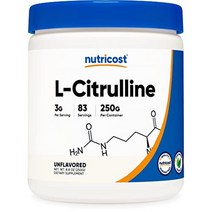 뉴트리코스트 순수 L시트룰린기본 분말 250G, 250G 1팩, 단색