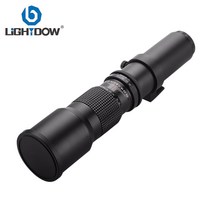 Lightdow 500mm F8.0-F16 수동 망원 카메라 렌즈 캐논 니콘 소니 Olmpus 용 T2 T 마운트 어댑터 링, [02] Olympus