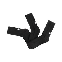 언더아머 스포츠 크루삭스 1358345-001 UA 코어 3팩 양말, MD