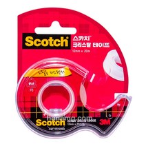 스카치 크리스탈테이프 CC1220D (12mmX20m)