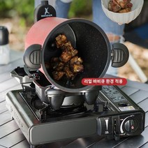 삼겹살 고기 굽는기계 바베큐 통돌이 회전식 자동 오븐 냄비 휴대용, 단일사이즈, 자홍색