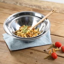 국산 올케이 스테인레스 다용도 믹싱볼 쌀함박 쌀씻기그릇, 15.쌀함박(중)