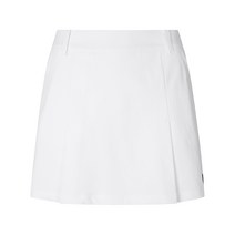 [23 SPRING] 여성 루버 로고 포인트 백 밴딩 큐롯 스커트 421C1PC362_WH